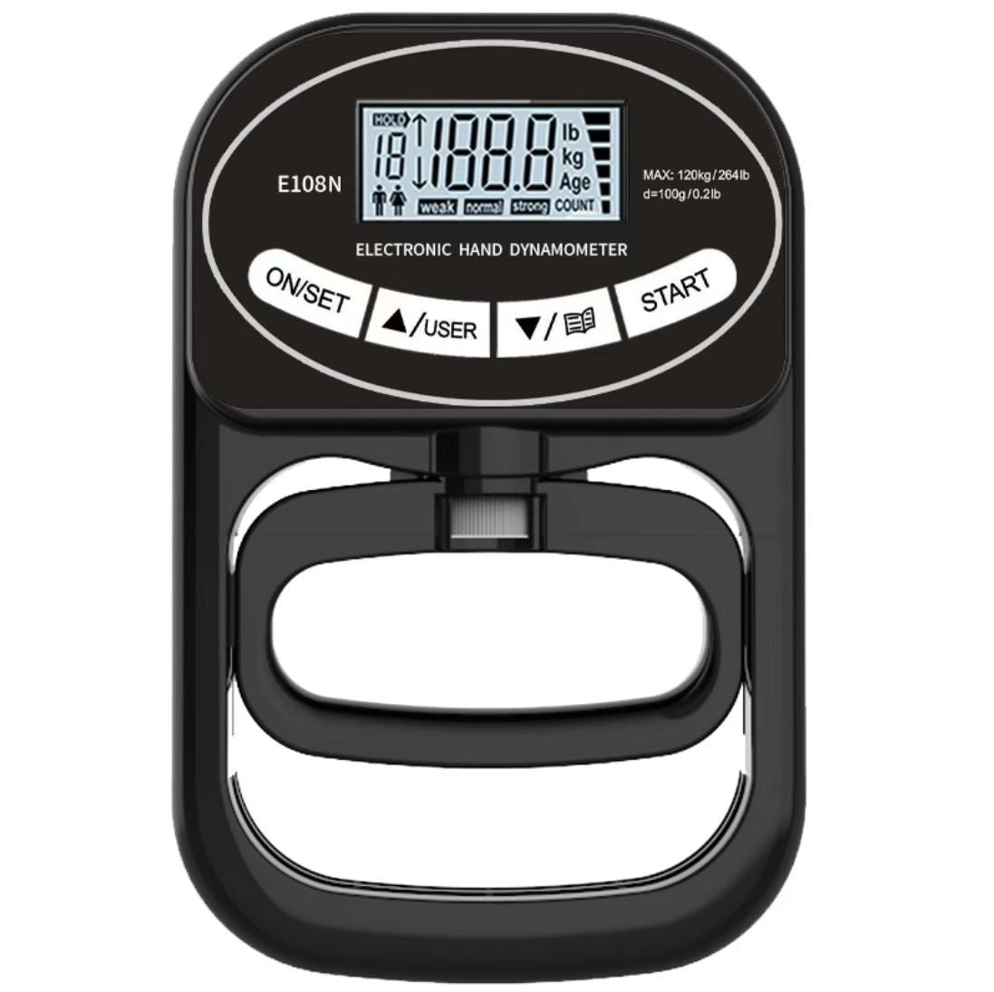 Electronic Counting Grip Dynamometer Tester