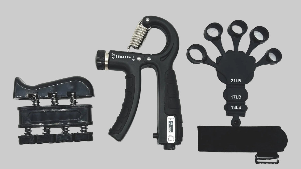 Adjustable Count Spring Grip Five-Piece Set