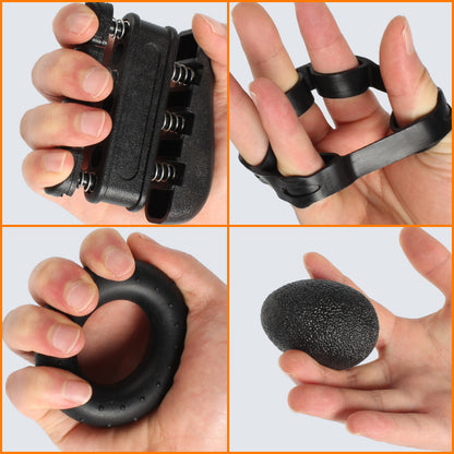 Adjustable Count Spring Grip Five-Piece Set